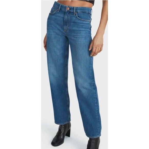 Rag & Bone Dre Low Rise Slim Boyfriend Denim Jeans Blake Cotton Size 27 - Picture 3 of 12
